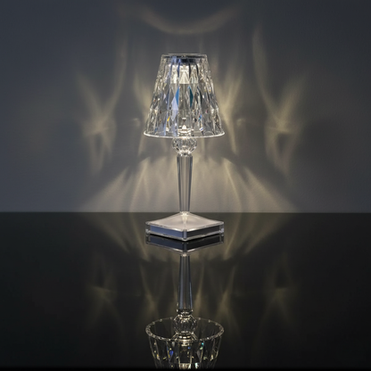 Lámpara de Mesa Cristal LED