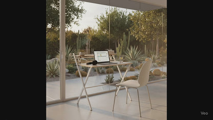 Compás de Trabajo | Escritorio Plegable con Estante